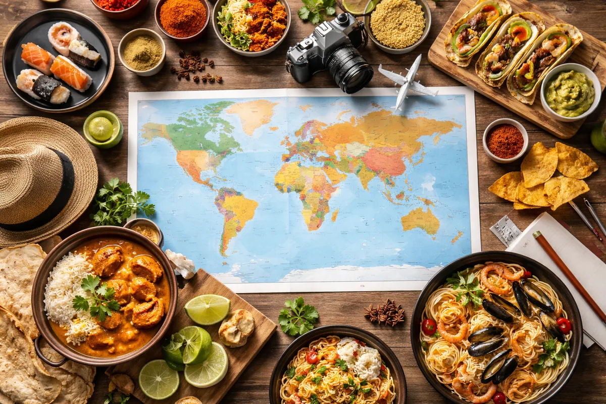 Initier une aventure culinaire à travers le monde