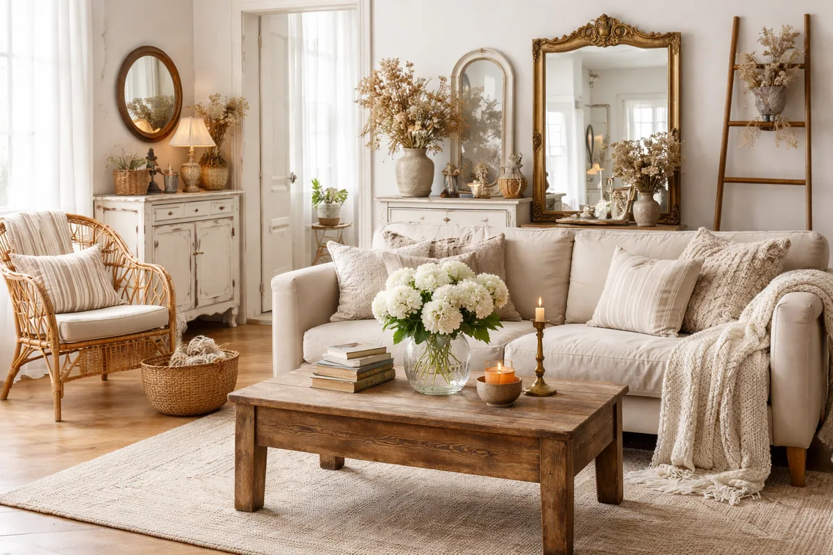 Comment créer une décoration intérieure avec un style vintage chic et DIY