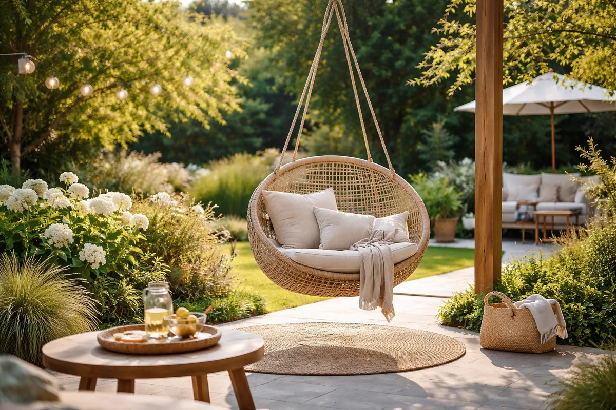 Quel mobilier suspendu choisir pour profiter de la détente dans son jardin