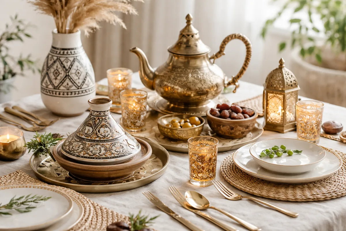 Comment choisir des objets de décoration en artisanat marocain pour une table élégante